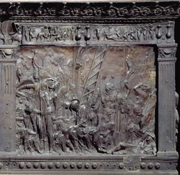 Pulpit from the South Side of the Nave, (detail)